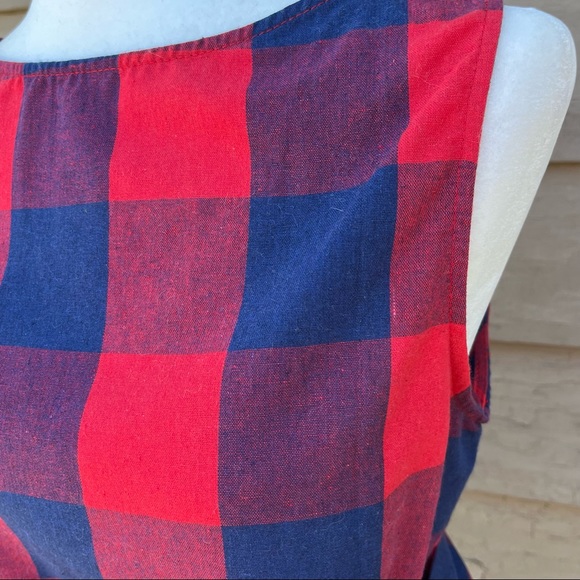 Buffalo plaid belted top! - Picture 3 of 8